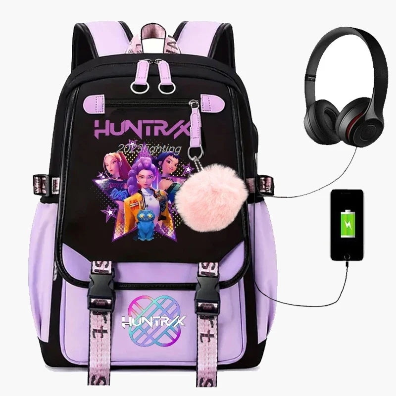 Backpack Cartoon Rucksack Girls School Bag High Capacity Women Backpack