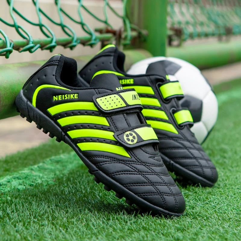 Kids Soccer Shoes School Football Boots Cleats Grass Sneakers Boy Girl Outdoor