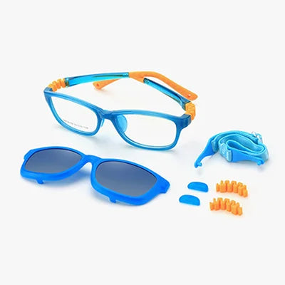 Sunglasses Polarized Clips On Glasses Child 0 Diopter Prescription Optic Myopia