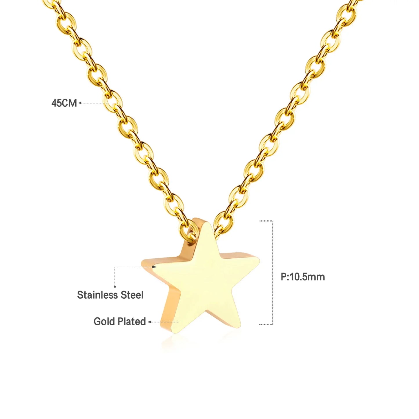 LUXUKISSKIDS Fashion Collier Simple Heart Girls Pendant Necklace Small Love Shape Stainless Steel Hearts Clavicle Choker Jewelry