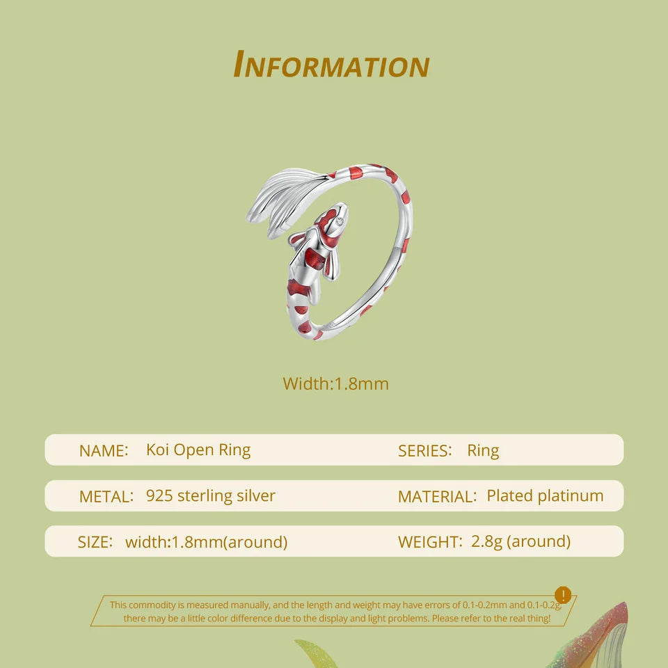 BAMOER Guardian Lucky Fish Rope Chain Bracelet Earrings Ring for Couple 925 Sterling Silver Enamel Jewelry Friendship Fashi