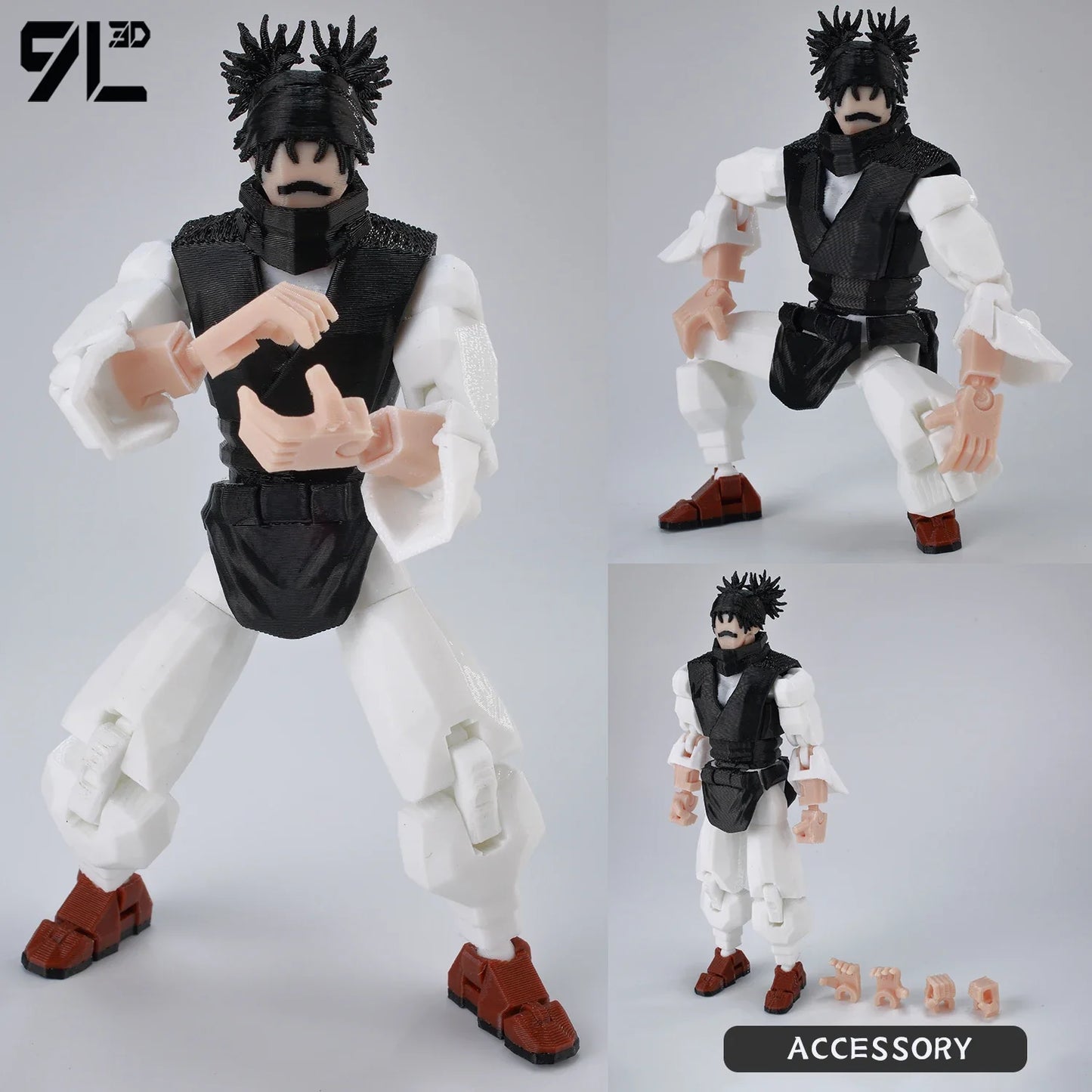 9L 3D Printed Anime Jujutsu Kaisen Sukuna Lucky13 Dummy 13 Movable Shapeshift T13 Action Figures Mannequin Toys for Collectors