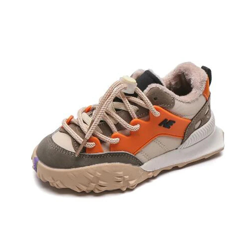 Children Sport Shoes Winter Autumn Baby Cotton Shoes Girls Fashion Color