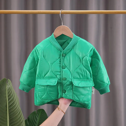 New Spring Autumn Fashion Baby Boys Clothes Children Girl Solid Casual Cotton Coat Toddler Costume Infant Jacket Kids Sportswear