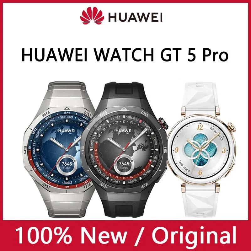 HUAWEI Watch GT 5 Pro Smartwatch,Ceramic and Titanium Watch GT5 Pro,Global Version,compatible with iOS and Android