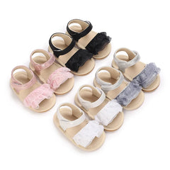 Girl Lace Sandals Fashion Toddler Soft Sole Non Slip Shoes 0-18 Months