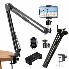 Flexible Arm Tripod For Phone Stand Table Folded Anchor 360° Rotation