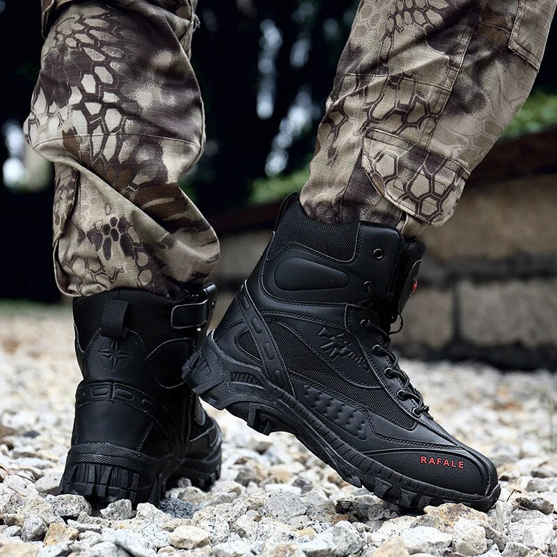 Military Leather Boots Special Force Tactical Desert Combat Men's Boots Ankle Boots