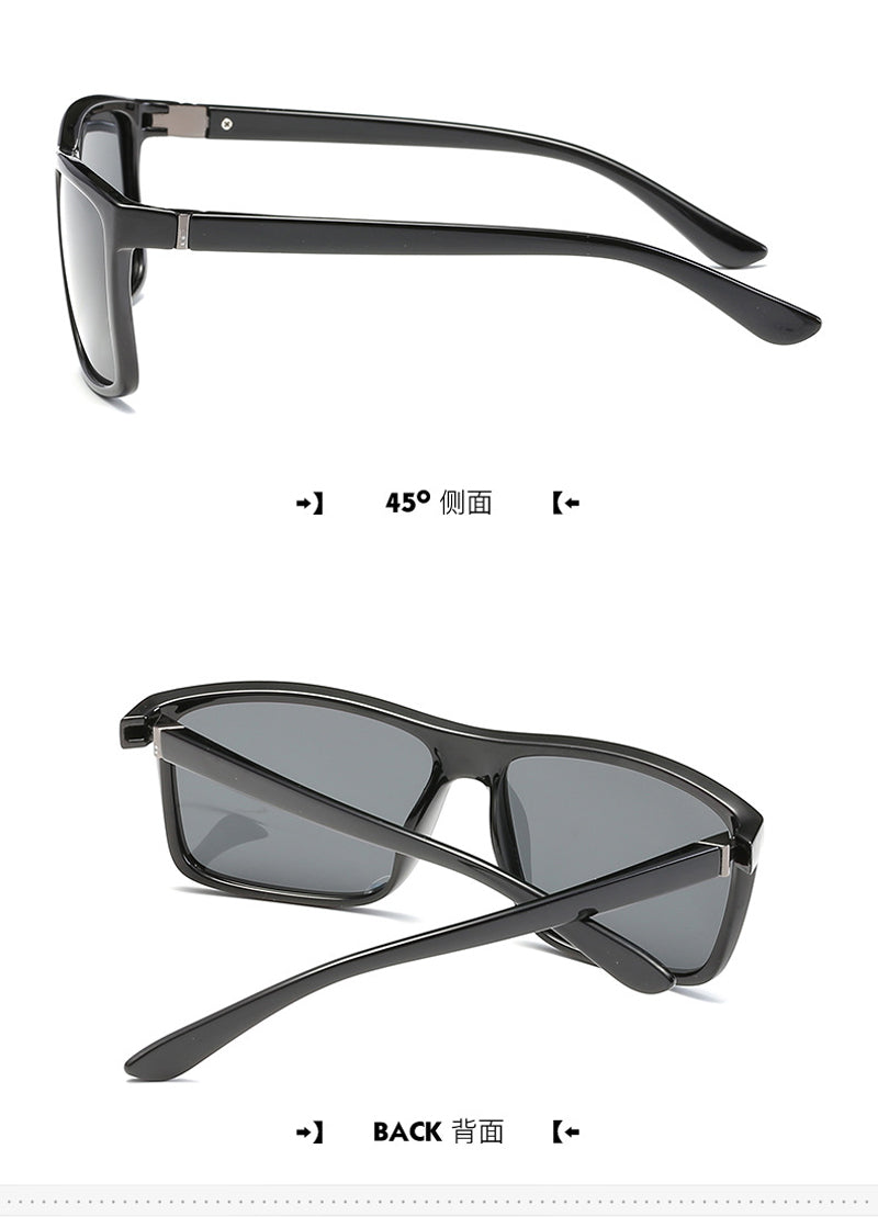 Luxury Square Vintage Polarized Sunglasses For Men Women Fashion Travel Driving Anti-glare Sun Glasses Male Eyewear UV400