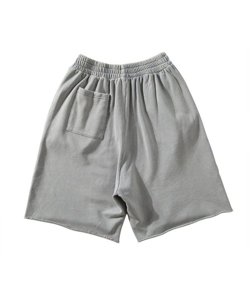Men Cotton Shorts Thick 380g Bodybuilding Short Sweatpants Fitness Jogger Gym Men