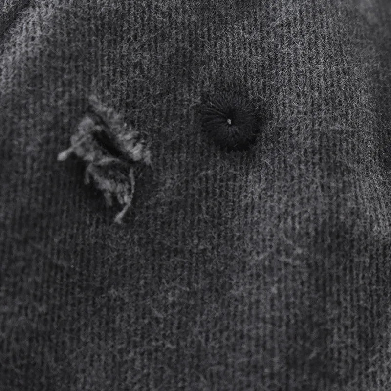 Washed Cotton Mesh Breathable Baseball Cap Made Old Ripped Light Board Caps Men and Women Tide Spring and Summer Vintage Hat