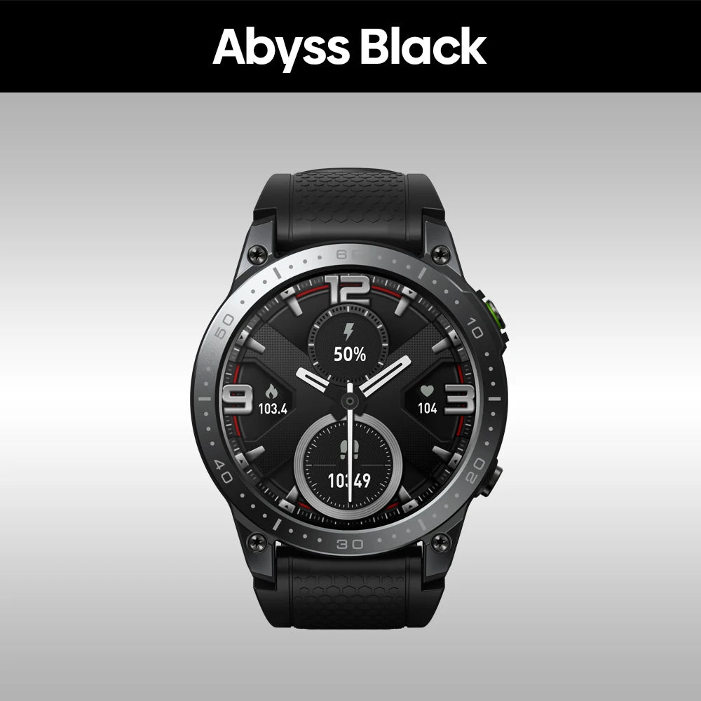 Zeblaze Ares 3 Pro Smart Watch Ultra HD AMOLED Display Voice Calling 100+ Sports Modes 24H Health Monitor Smartwatch