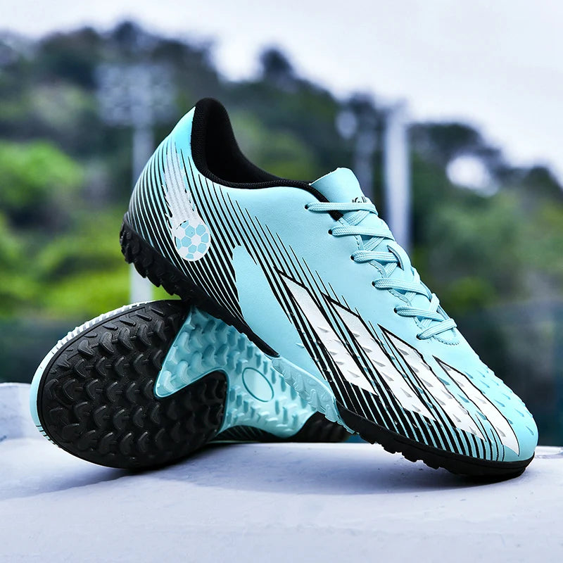 Soccer Shoes Sport Outdoor Men Breathable Cleats FG Football Boots