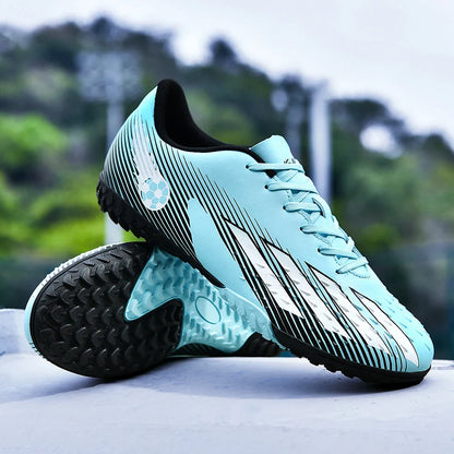 Soccer Shoes Sport Outdoor Men Breathable Cleats FG Football Boots