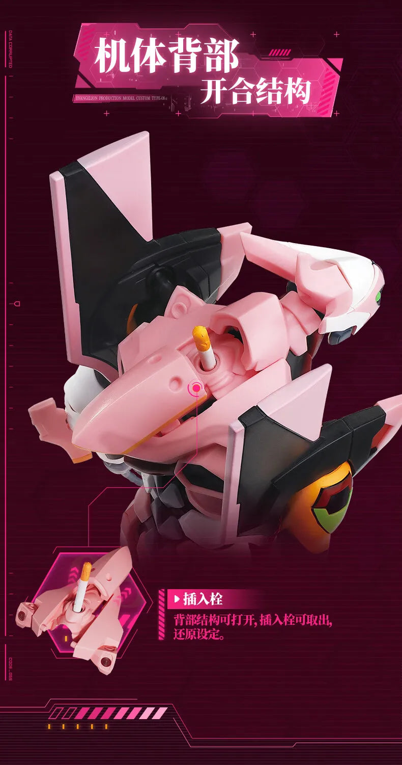 BLOKEES Original EVANGELION-02 01 08 EVA00 NEON GENESIS EVANGELION Asuka Shinji Assembled Action Figure Anime Robot Armor Toys