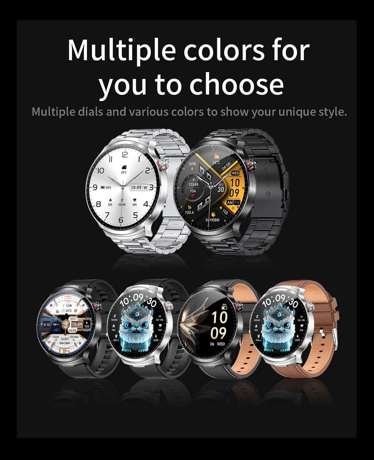LIGE 2025 New TWS 2-In-1 Headset Smart Watch 1.85" Bluetooth Call Men Earphone Smartwatch Heart Rate Health Monitor Music Watch