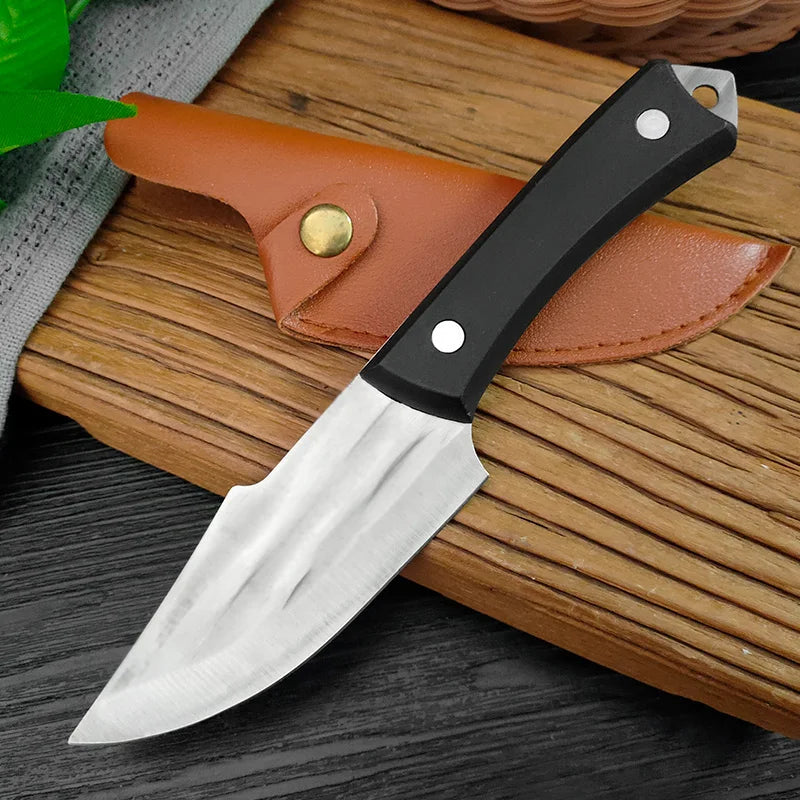 Stainless Steel Boning Knife Cleaver Fish Meat Vegetable Kitchen Knives ABS Handle