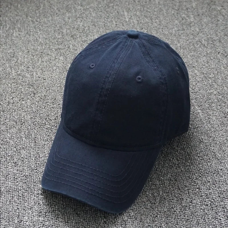 Oversize 100% Cotton Baseball Cap Large Snapback Hat for Big Heads Men Women Blank Sun Cap Adjustable Plain Dad Golf Cap