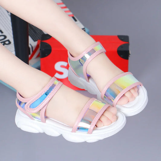New Summer Children's Sandals Girls Soft-soled Non-slip Children's Baby Shoes Children's Beach Sandals for Girl