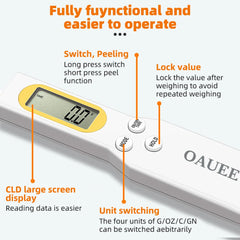 Electronic Kitchen Scale 500g 0.1g LCD Digital Measuring Food Flour Digital Spoon Scale