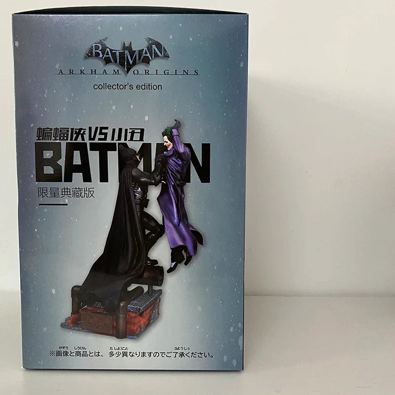 Batman VS Joker Action Figure Arkham Comic Anime Bruce Wayne Joker Figure With Base Big Statue Collection Model Halloween Gifts