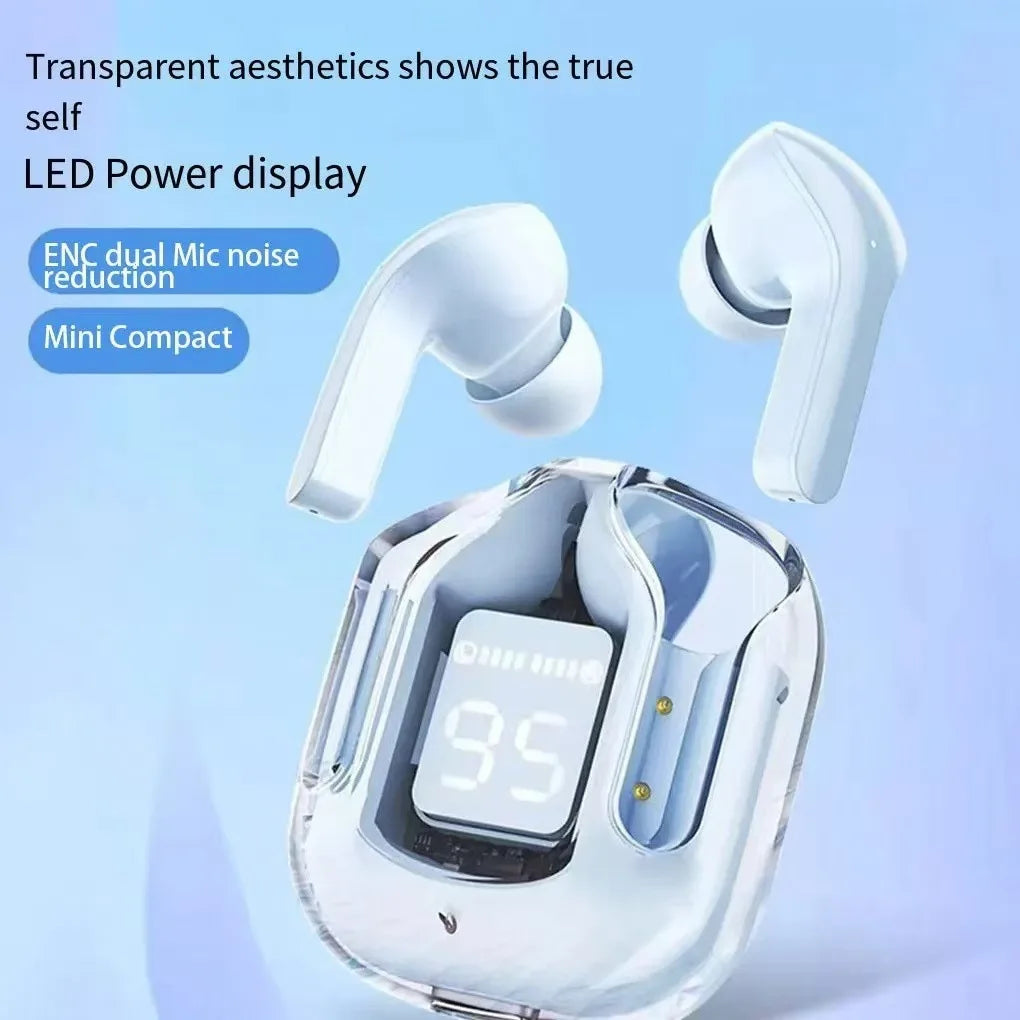 Wireless Earbuds LED Power Digital Display Headset Stereo Sound Bluetooth Earphones for iPone Xiaomi Lenovo Headphone