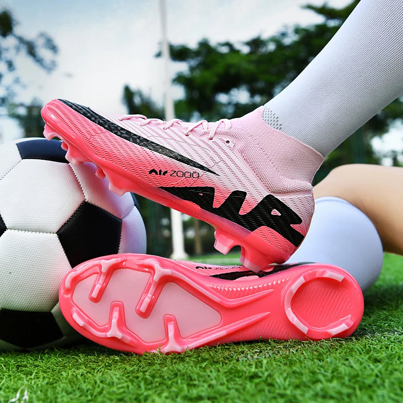 Mens Soccer Shoes Ultralight Turf Soccer Cleats Kids Sneakers
