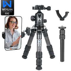 Mini Carbon Fiber Camera Tripod Portable Lightweight Tabletop Tripod