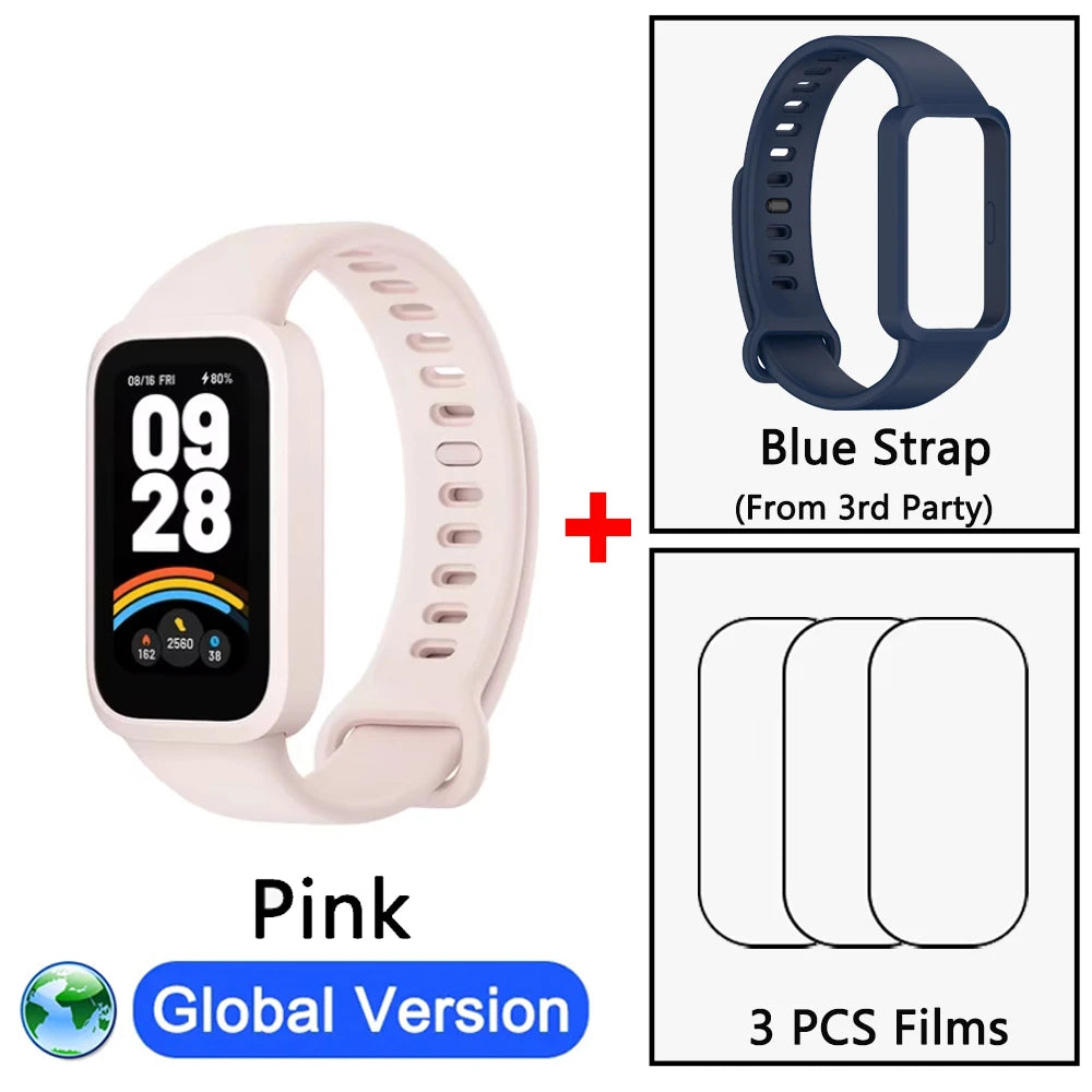 Global Version Xiaomi Smart Band 9 Active 1.47'' TFT display Xiaomi Band 9 Active Mi Band 9 Active Up to 18-day battery life