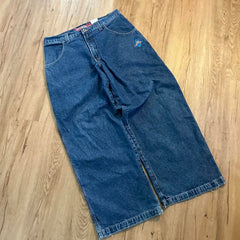 JNCO Jeans: Men Y2K Harajuku Baggy Denim