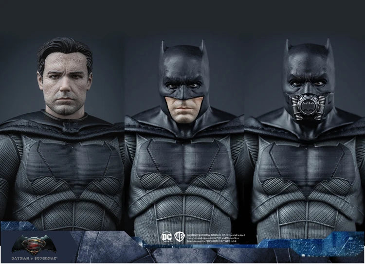 Fondjoy DC Heavy Armor Batman Movie Character Model Light Armor Big Batman 1/9  Action Figures 19cm Collect Ornaments Boy Gifts