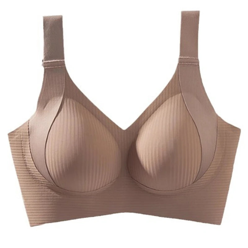 Women's Seamless Underwear, Thin Style, Large Breasts, Small Breasts, No Wires