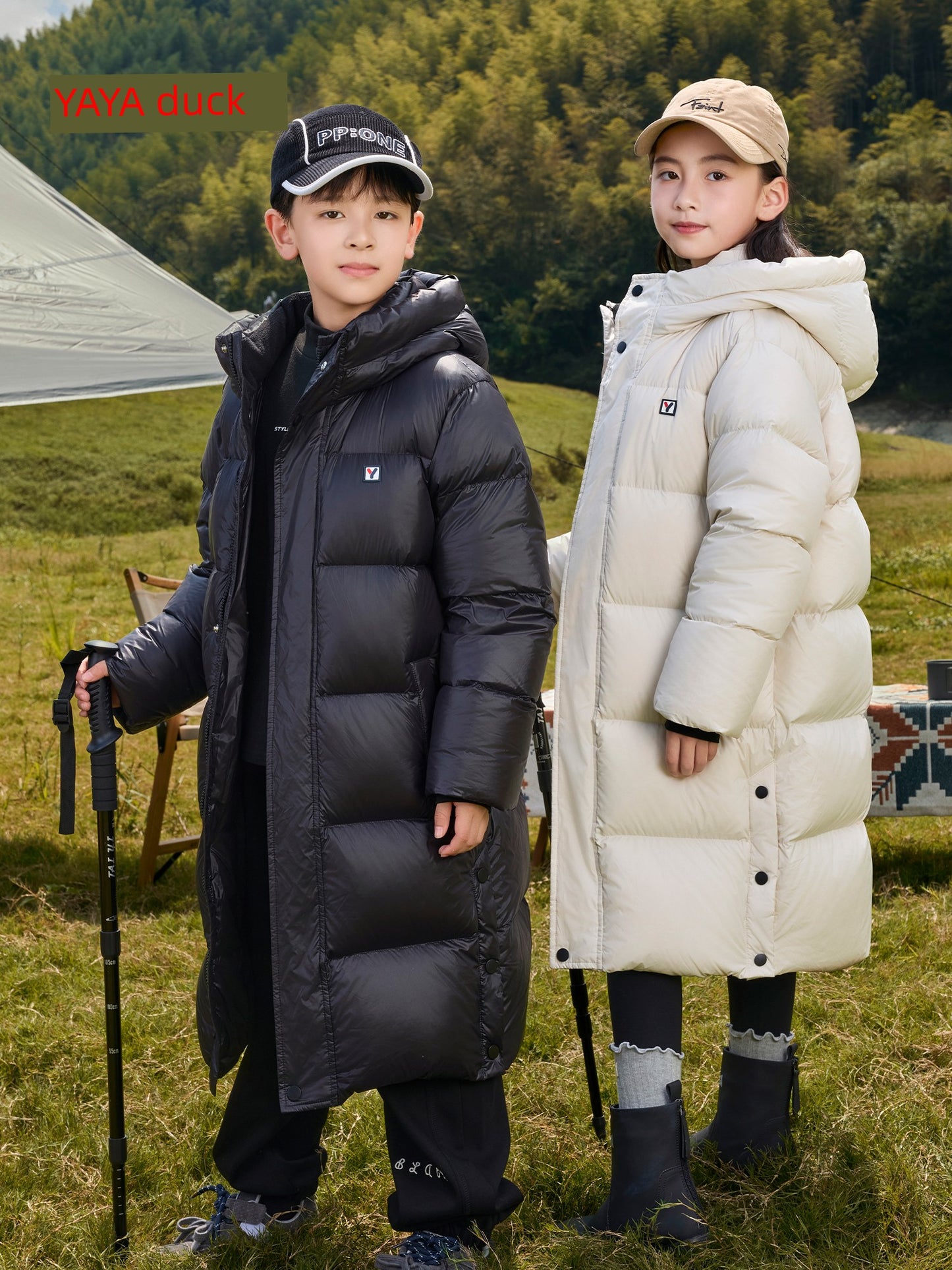 Duck Duck Children's down Jacket Boys Girl Winter Medium and Large