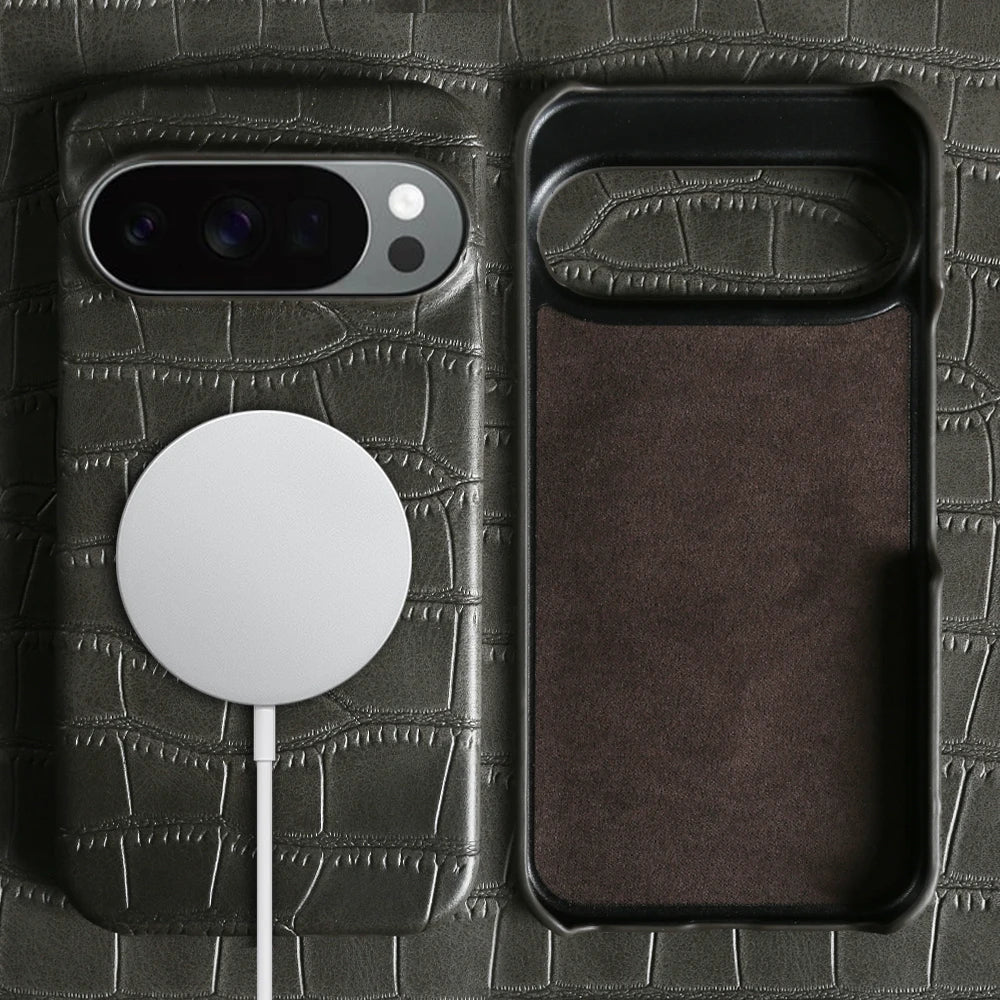 Luxury Leather Magnetic Phone Case For Google Pixel 10 9 Pro XL 9A 8 8A 7 7A 6 Pro 6A For Magsafe Shockproof Matte Cover Coque