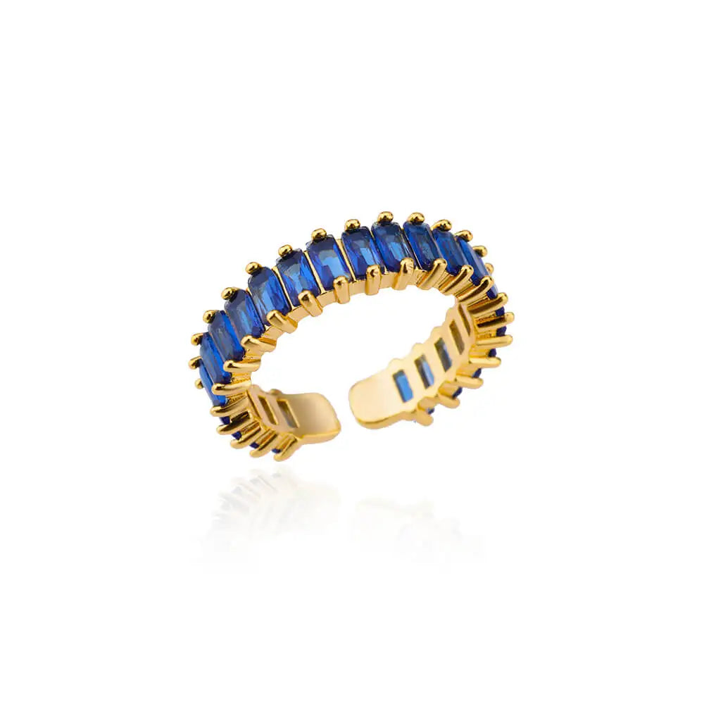 Wedding Rings For Women Gold Color Open Finger Ring Party Jewelry
