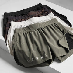 Men's 2-in-1 Summer Running Shorts Breathable Quick-Dry Basketball Training