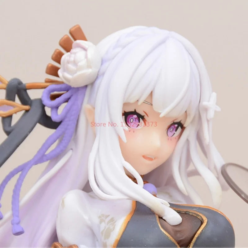 Re:life In A Different World From Zero Rem Emilia Chinoiserie Clothing Figure Model Collection Desktop Decoration Ornament Gifts