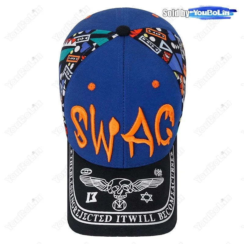 Letter Embroidery Cotton Adjustable Baseball Cap Sun Hat Trucker Caps Dad Hats