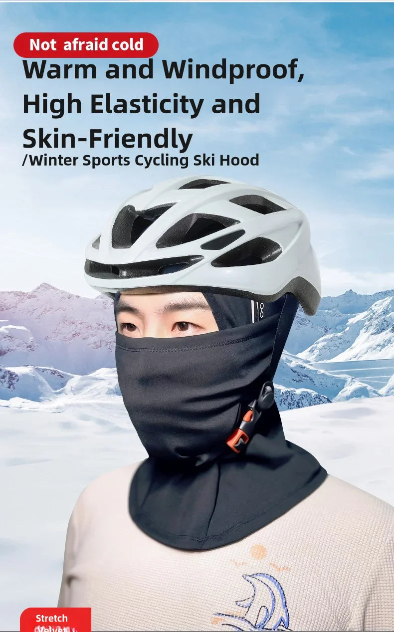 Cold Weather Balaclava Ski Mask for Men Windproof Fleece Thermal Cap Winter Scarf Face Mask Women Neck Warmer Hood for Cycling