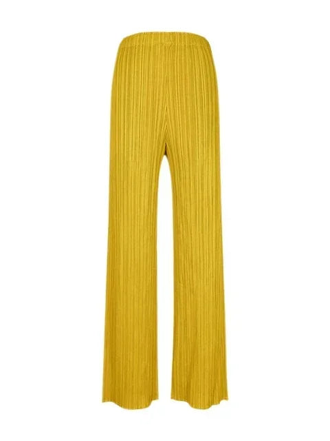 Spring Summer Autumn Women Casual Elegant Ladies Miyake Designer Casual