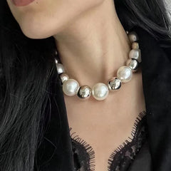 Pearl Necklace European And American Style Personality Fashion