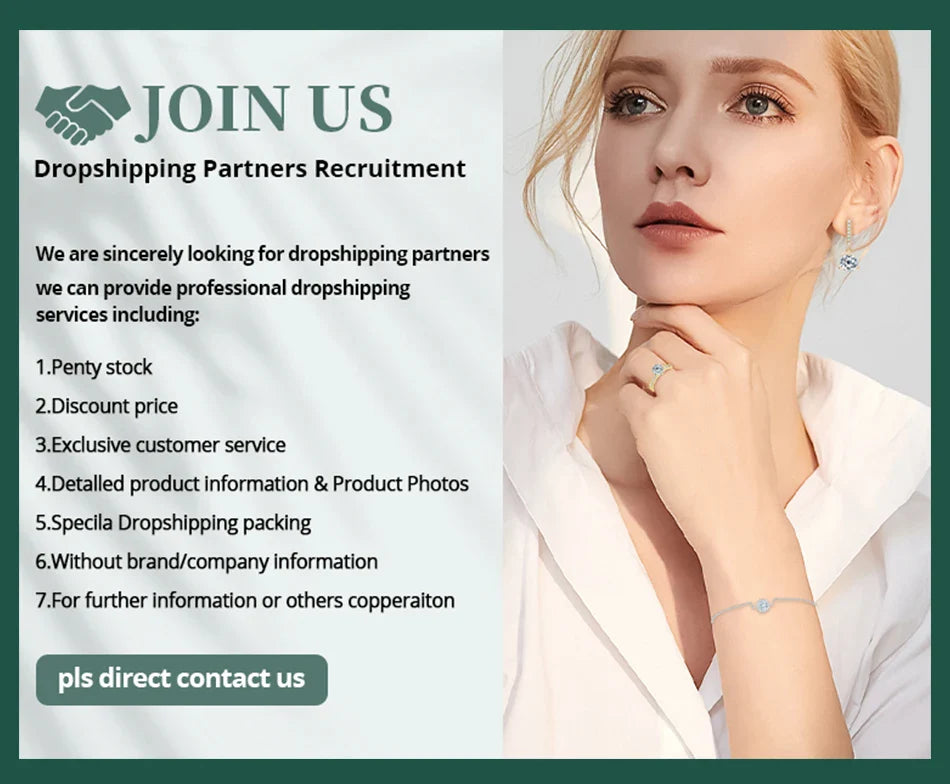 Lnngy 6.5mm 1ct Moissanite Bracelet 925 Sterling Silver Certified Double Chain Bracelets For Women Charm Wedding Jewelry Gift