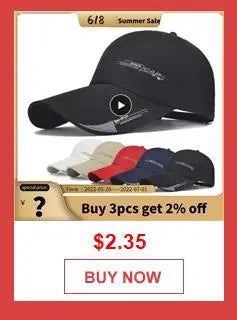 2024 Sports Cap Mens Hat For Fish Outdoor Fashion Line Baseball Cap Long Visor Brim Shade Snapback Sun Hat Bone Gorras Casquette