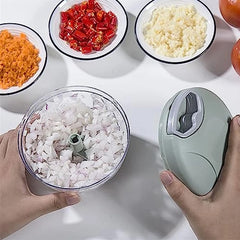 500/900ML Portable Garlic Chopper Manual Meat Mincer Crusher Vegetable Onion