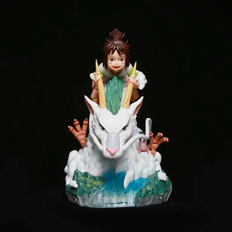 Anime Figure Ogino Chihiro And Nigihayami Kohakunushi Action Fiugre Pvc Model Doll Customized Collectible Decorate Toy Kids Gift