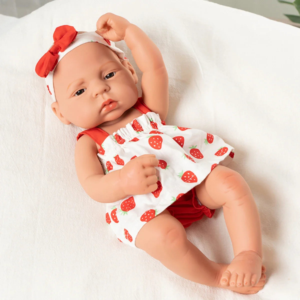 15.75inch 40cm Reborn Dolls Baby  Dolls Toys Girl Lifelike Reborn Dolls Full Body Vinyl Girl Doll Bebe Doll Toy Birthday Gift
