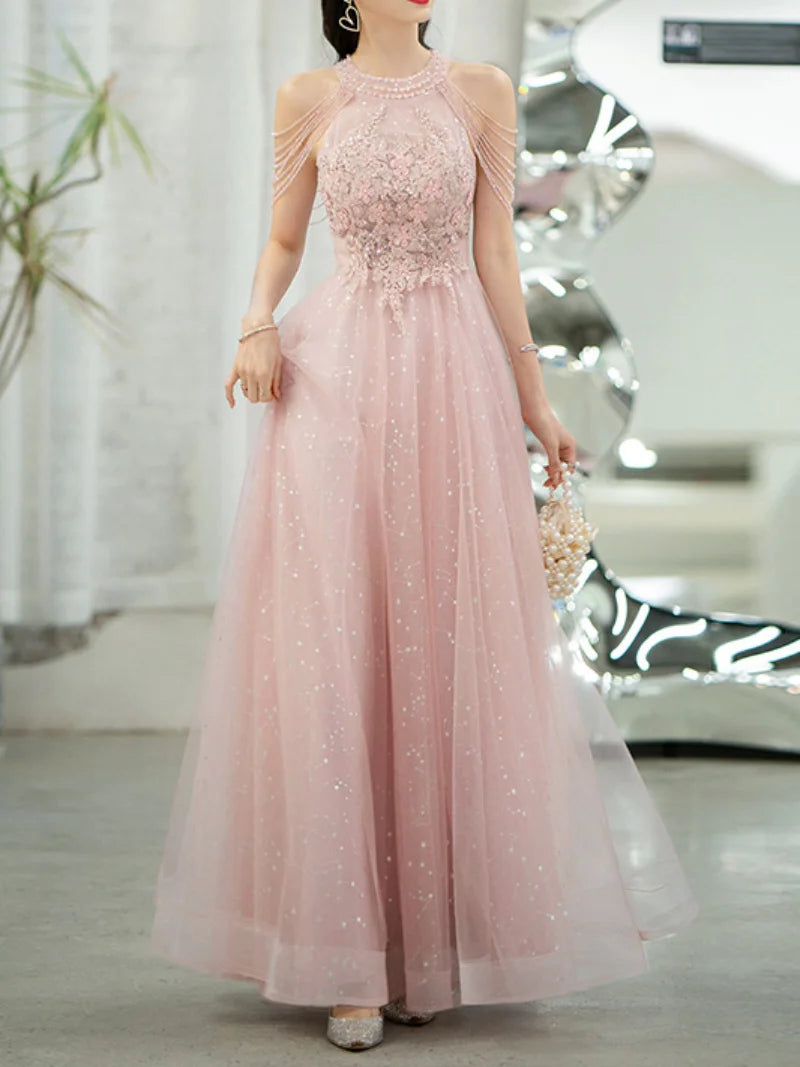 Homecoming Dresses: Evening Dress A Line Exquisite Floor Length Prom Evening Gowns