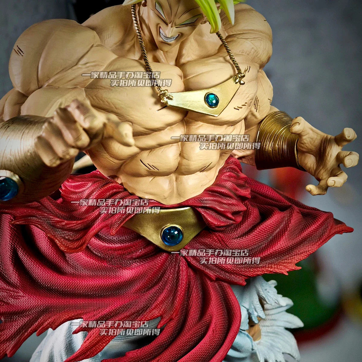 50CM  Dragon Ball Breaking Circle Broly Figure JT Statue Brother Super Saiyan GK Statue Model Ornament Boy Gift