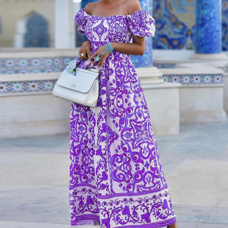 Formal attire Dresses: Backless Evening Dress Women Boho Maxi Dresses