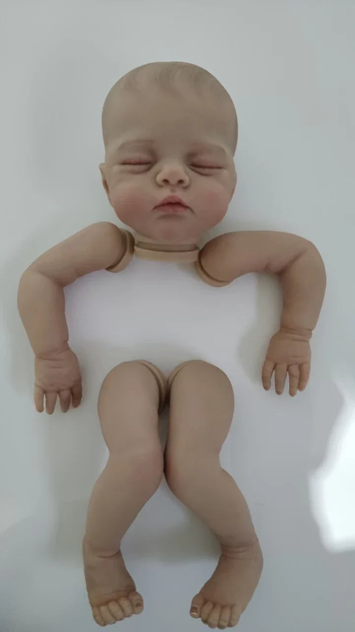 NPK 19inch New Arrival Already PaintedTwins Kit Lily and Irys Soft Touch Hand Painted with Veins Cloth body included